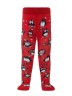 CONTE-KIDS NEW YEAR Новогодние колготки "Пингвин" с пушистой нитью и бантиком 539 CONTE-KIDS