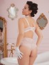 Трусы женские розовые кружевные 412441