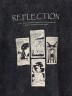 Футболка женская серая с принтом и надписью "reflection" 112953 Mark Formelle