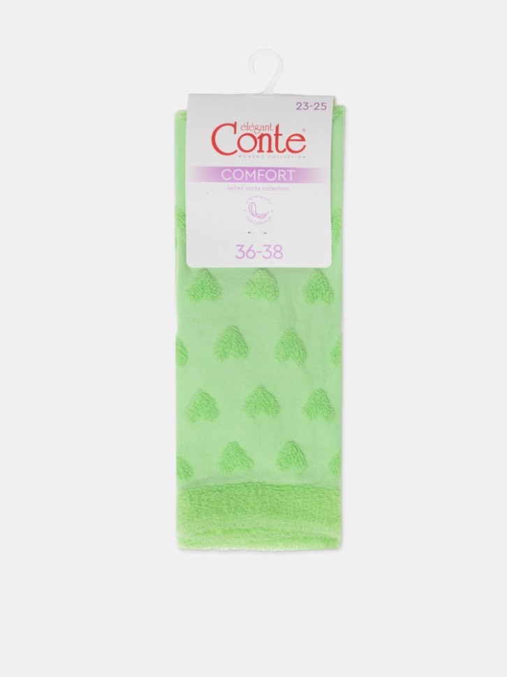 CONTE COMFORT Махровые носки из хлопка с объемными рисунками 549 Conte elegant