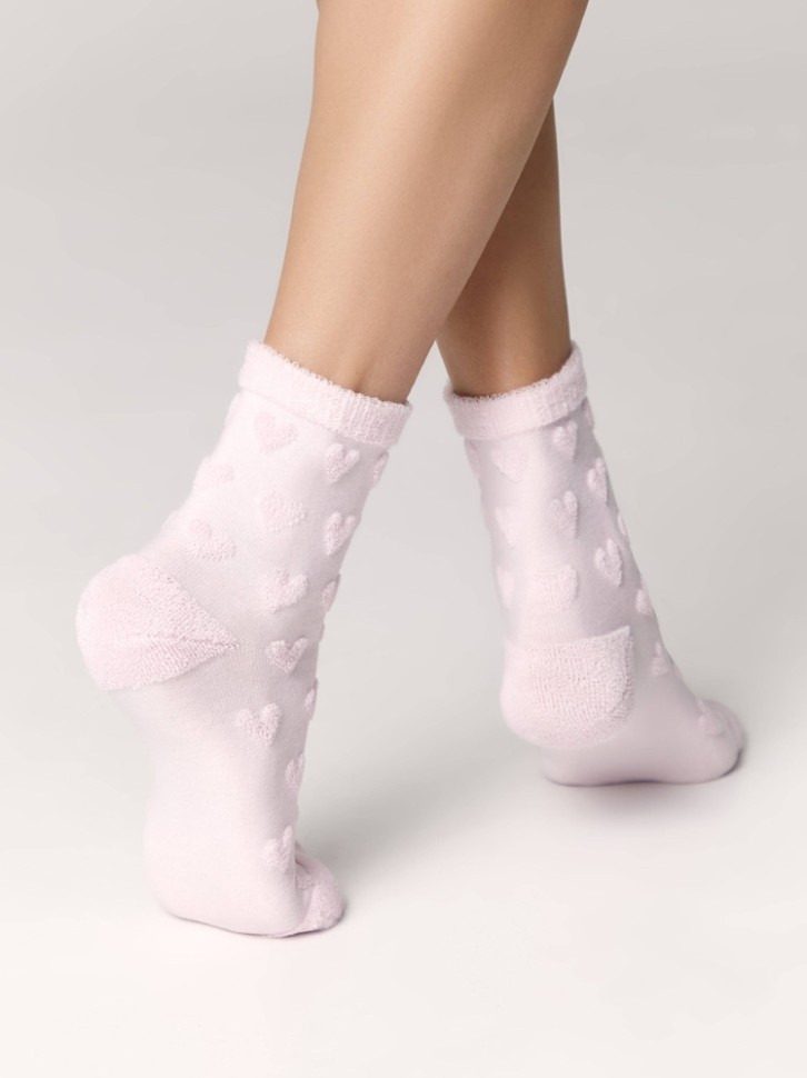 CONTE COMFORT Махровые носки из хлопка с объемными рисунками 549 Conte elegant
