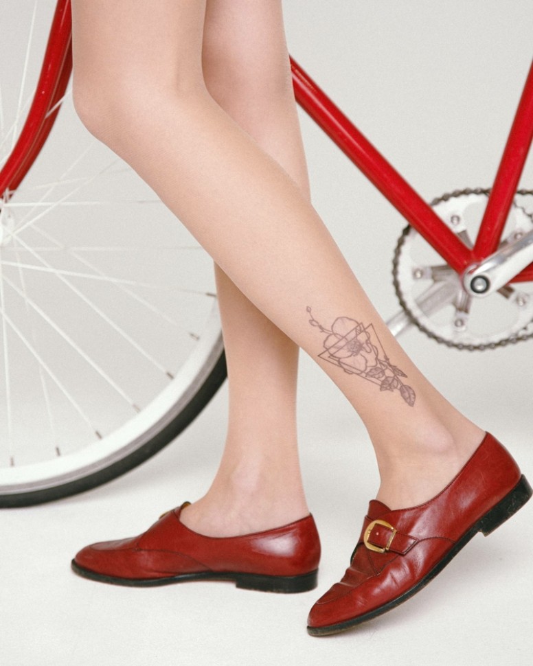 CONTE TATTOO Garden Колготки женские с рисунком 005