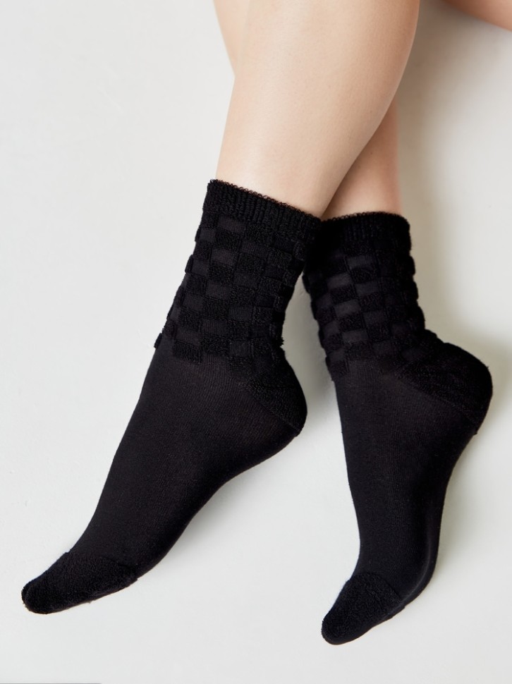 CONTE COMFORT Махровые носки из хлопка с объемными рисунками 550 Conte elegant