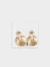 Серьги с подвесками золотистые DW240509013 Mark Formelle