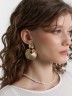 Серьги с подвесками золотистые DW240509013 Mark Formelle
