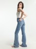 Брюки женские джинсовые FLARE FIT голубые 2024-DTW1701-3 Mark Formelle