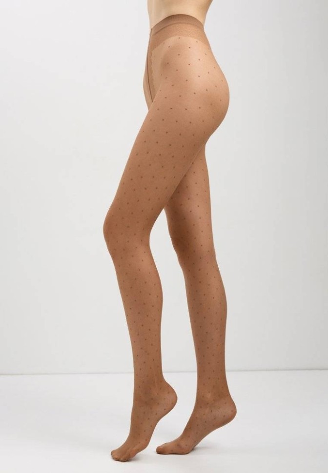 CONTE DOTS Колготки женские в горошек DOTS Conte elegant