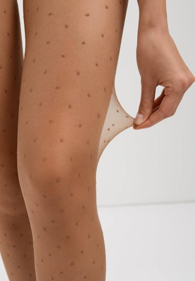 CONTE DOTS Колготки женские в горошек DOTS Conte elegant