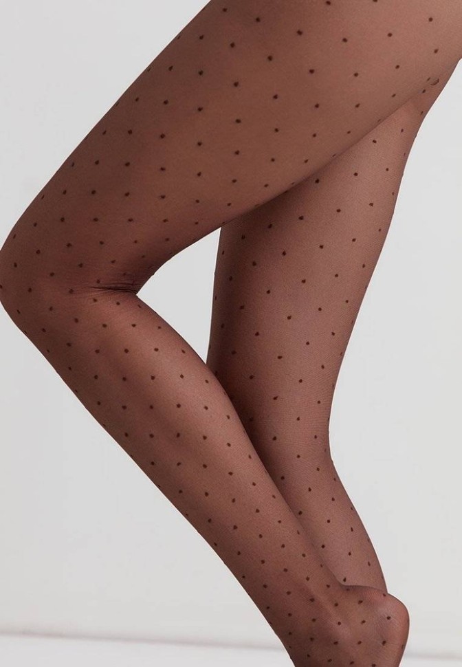 CONTE DOTS Колготки женские в горошек DOTS Conte elegant