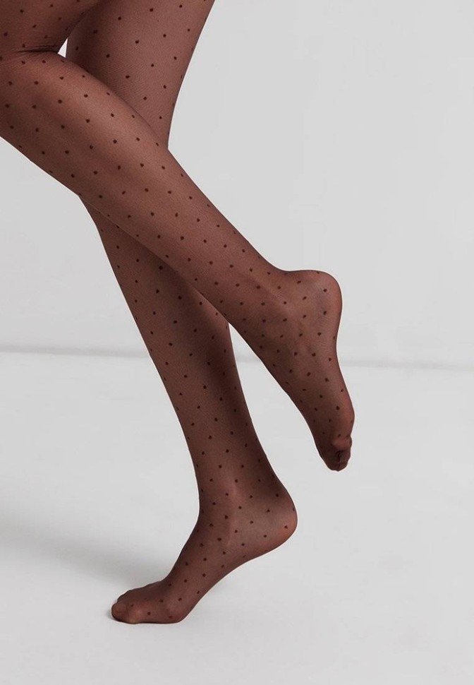 CONTE DOTS Колготки женские в горошек DOTS Conte elegant