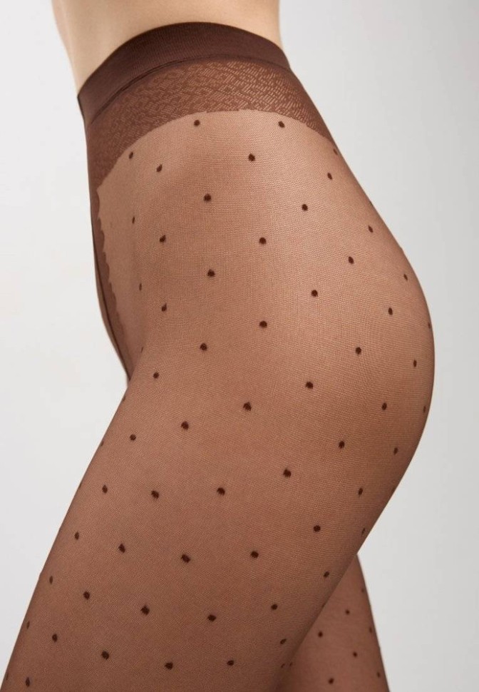 CONTE DOTS Колготки женские в горошек DOTS Conte elegant